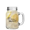 Bocal Mason en verre avec poignée (568ml/20oz)