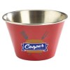 Ramequin en acier inoxydable de 6 oz - (bleu, rouge, jaune et noir)