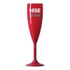 Flûte à champagne rouge réutilisable (187ml/6.6oz)