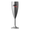 Flûte à champagne argentée réutilisable (187ml/6.6oz)