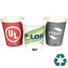 Gobelet en papier recyclable à paroi unique - couleur (8oz/230ml)
