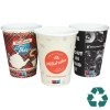 Gobelet en papier recyclable à simple paroi - couleur (12oz/340ml)