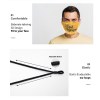 Masque en tissu 3D double couche à pliage plat