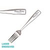 Fourchette de table carrée (20cm)