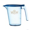 Pichet d'eau de chevet et couvercle bleu - 750ml