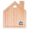 Planche à découper en bois en forme de maison (240x200mm)