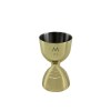Jigger à bulbe rond en or (25/50ml)