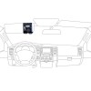 Organiseur de pare-soleil-range lunettes