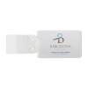 Etiquette bagage pvc mat (+Incrustation IN11)