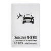 Porte-carte grise pvc stand. (+Quadri numérique QV31)