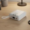 HEIHO - Batterie Powerbank 10,000 mAh avec câbles intégrés à charge rapide 22,5W