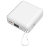 HEIHO - Batterie Powerbank 10,000 mAh avec câbles intégrés à charge rapide 22,5W