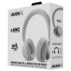 JUNDO - CASQUE À RÉDUCTION DE BRUIT ANC BLUETOOTH SANS FIL BLANC ET ALUMINIUM