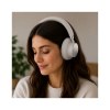 JUNDO - CASQUE À RÉDUCTION DE BRUIT ANC BLUETOOTH SANS FIL BLANC ET ALUMINIUM