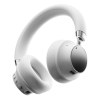 JUNDO - CASQUE À RÉDUCTION DE BRUIT ANC BLUETOOTH SANS FIL BLANC ET ALUMINIUM