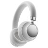 JUNDO - CASQUE À RÉDUCTION DE BRUIT ANC BLUETOOTH SANS FIL BLANC ET ALUMINIUM