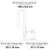 DIEGO L - BND1000L - Lanière RPET ajustable pour téléphones et badges