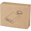 Batterie de secours Arcturus en aluminium recyclé de 2 000 mAh avec porte-clés
