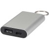 Batterie de secours Arcturus en aluminium recyclé de 2 000 mAh avec porte-clés