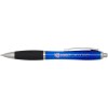 Stylo bille en plastique recyclé RCS avec corps coloré et grip noir (encre noire) Nash