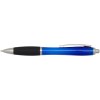 Stylo bille en plastique recyclé RCS avec corps coloré et grip noir (encre noire) Nash