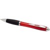 Stylo bille en plastique recyclé RCS avec corps coloré et grip noir (encre noire) Nash