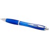 Stylo bille en plastique recyclé RCS avec corps et grip colorés (encre bleue) Nash