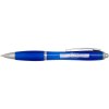 Stylo bille en plastique recyclé RCS avec corps et grip colorés (encre bleue) Nash