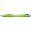 Stylo bille en plastique recyclé RCS avec corps et grip colorés (encre noire) Nash