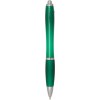 Stylo bille en plastique recyclé RCS avec corps et grip colorés (encre noire) Nash