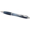 Stylo bille en plastique recyclé RCS avec corps et grip colorés (encre noire) Nash