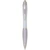 Stylo bille en plastique recyclé RCS avec corps et grip colorés (encre noire) Nash