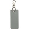 Porte-clés rectangulaire à breloques en matériaux recyclés certifié GRS Resi Plus