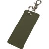 Porte-clés rectangulaire à breloques en matériaux recyclés certifié GRS Resi Plus