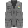 Gilet de travail multi-poches à col en V Venera de 200 g/m2
