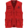 Gilet de travail multi-poches à col en V Venera de 200 g/m2