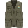 Gilet de travail multi-poches à col en V Venera de 200 g/m2