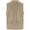 Gilet de travail multi-poches à col en V Venera de 200 g/m2