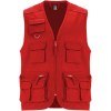 Gilet de travail multi-poches à col en V Venera de 200 g/m2