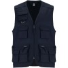 Gilet de travail multi-poches à col en V Venera de 200 g/m2