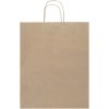 Sac en papier Kraft 80 à 90 g/m2 avec poignées torsadées 32 x 17 x 39 cm