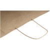 Sac en papier Kraft 80 à 90 g/m2 avec poignées torsadées 32 x 17 x 39 cm
