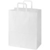 Sac en papier Kraft 80 à 90 g/m2 avec poignées plates 32 x 17 x 39 cm