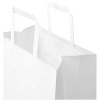 Sac en papier Kraft 80 g/m2 avec poignées plates 25 x 15 x 32 cm