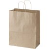 Sac en papier Kraft 80 à 90 g/m2 avec poignées torsadées 25 x 15 x 32 cm