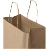 Sac en papier Kraft 80 à 90 g/m2 avec poignées torsadées 25 x 15 x 32 cm