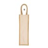 Sac bouteille cork coton/jute naturel 320gsm lamine 11x35x10cm