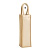 Sac bouteille cork coton/jute naturel 320gsm lamine 11x35x10cm