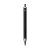 Stylo à bille à encre bleue dont le corps est fabriqué en aluminium 100% recyclé, avec une finition mate