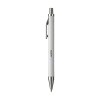 Stylo à bille à encre bleue dont le corps est fabriqué en aluminium 100% recyclé, avec une finition mate